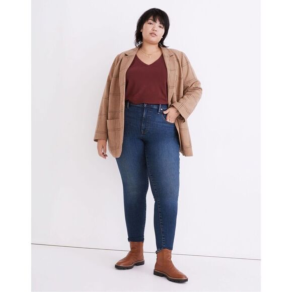 Madewell Plus 9" Mid-Rise Skinny Jeans in Skillman Wash NC432 Size 20W - Picture 7 of 8